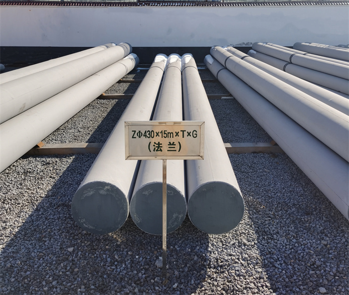 琅琊430×15米×T×G砼电力电杆